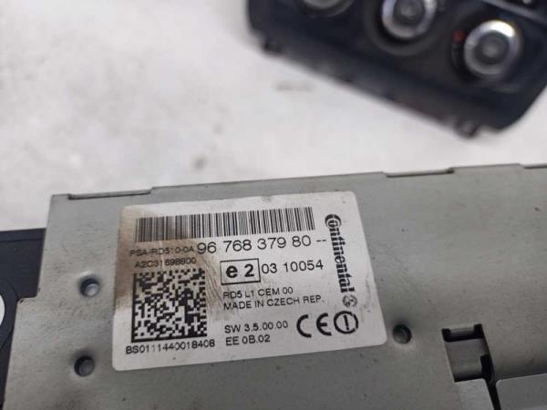 RADIO/ BOUTON CHAUFFAGE CITROEN C4 11/2010-2015 - Vue 2